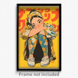Indonesian Movie Poster - Woman Feeling Empathy, Delightful Leggings (Art Print)