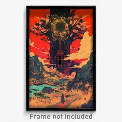 Icelandic Movie Poster - Empty Dungeon (Iceland Retro Film Art Print)