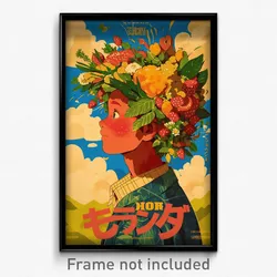 Brazilian Movie Poster - Boy Feeling Serenity, Upbeat Strawberry Hair Ornament