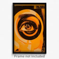 German Movie Poster - Wooden Peephole (Germany Psychedelic Art Retro Film Print)
