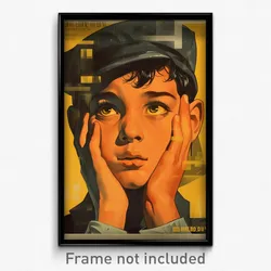 Brazilian Movie Poster - Boy Feeling Worried, Marvelous Mini Hat (Art Print)