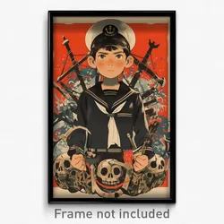 Mexican Movie Poster - Boy Feeling Apathy, Messy Sailor (Mexico Film Art Print)