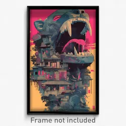 Indonesian Movie Poster - Vivacious Slum (Indonesia Retro Film Art Print)
