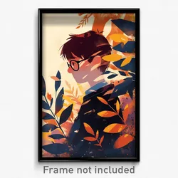 Spanish Movie Poster - Boy Feeling Acceptance, Artistic White Framed Eyewear