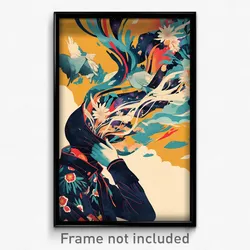French Movie Poster - Man Feeling Shame, Burly Hooded Cape (France Art Print)