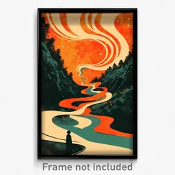 German Movie Poster - Sentimental Waterway (Germany Retro Film Art Print)