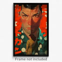 Chinese Movie Poster - Man Feeling Troubled, Interesting Polka Dot Dress (Print)
