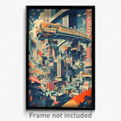 Vietnamese Movie Poster - Concrete Stock Trading Floor (Vietnam Film Art Print)