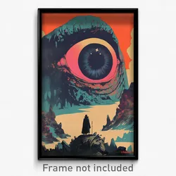 German Movie Poster - Flat Tundra (Germany Psychedelic Art Retro Film Print)