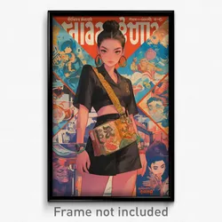 Thai Movie Poster - Girl Feeling Jealousy, Acrobatic Fanny Pack (Art Print)