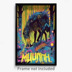 German Movie Poster - Grimy Furth (Germany Psychedelic Art Retro Film Print)