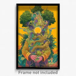 Movie Art Poster - Fruity Wild (Psychedelic Trippy Retro Cartoon Film Print)