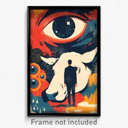Spanish Movie Poster - Subtle Zoo (Spain Psychedelic Art Retro Film Print)