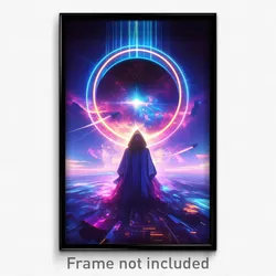 Movie Art Poster - Angelic Workshop (Psychedelic Retro Weird Film Print)