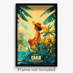 Spanish Movie Poster - Calm Cdmx (Spain Psychedelic Trippy Art Retro Film Print)