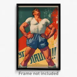 Russian Movie Poster - Man Feeling Mystified, Expensive Side Slit Shorts (Print)