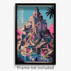 Hebrew Movie Poster - Musty Swedish Architecture (Israel Retro Film Art Print)