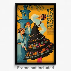 Mexican Movie Poster - Woman Feeling Attentiveness, Quizzical Frilled Apron