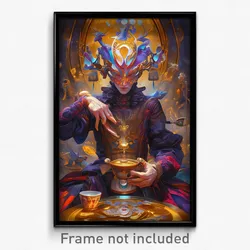 Art Poster - Shady Arrowslit (Psychedelic Trippy Weird 11x17 Print)