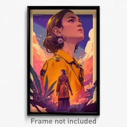 Indonesian Movie Poster - Woman Feeling Contentment. Alternative Clothes