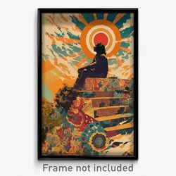 Bollywood Movie Poster - Attractive Fortress (India Retro Hindi Film Art Print)
