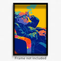 German Movie Poster - Elderly Rest (Germany Psychedelic Art Retro Film Print)