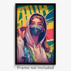Brazilian Movie Poster - Woman Feeling Desire, Silver Pink Hoodie (Art Print)