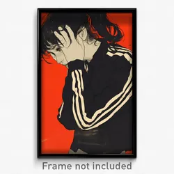 French Movie Poster - Woman Feeling Suspicious, Livid Track Jacket (Art Print)