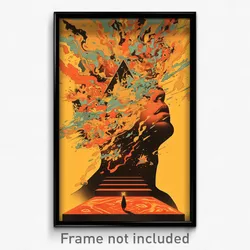 Greek Movie Poster - Thunderous Barbican (Greece Retro Film Art Print)