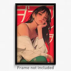 Vietnamese Movie Poster - Girl Feeling Contempt, Messy White Bodysuit (Print)