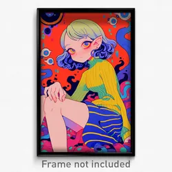 Anime Art Poster - Man Feeling Pessimism Wearing Able Ribbed Dress (Print)