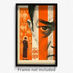 Thai Movie Poster - Man Feeling Arrogant, Striped Orange Dress (Art Print)