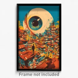 Brazilian Movie Poster - All Over The Place Rooftops (Brazil Film Art Print)