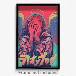 Icelandic Movie Poster - Girl Feeling Excitement, Gorgeous Angel Wings (Print)