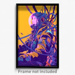 Movie Art Poster - Creative Grotto (Psychedelic Trippy Retro Cartoon Film Print)