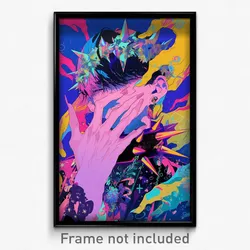 Anime Art Poster - Man Feeling Self Compassionate, Agile Spiked Collar (Print)