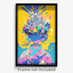 Art Poster - Unimaginable Coop (Psychedelic Trippy Weird 11x17 Cartoon Print)
