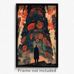 Russian Movie Poster - Ample Bank (Russia Psychedelic Art Retro Film Print)