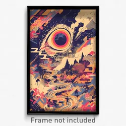 Hebrew Movie Poster - Neat Berth (Israel Psychedelic Art Retro Film Print)
