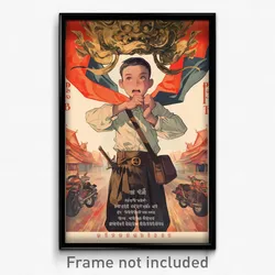 Thai Movie Poster - Boy Feeling Surprise, Original Hooded Capelet (Art Print)