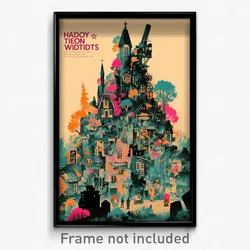 German Movie Poster - Hard To Find Village (Germany Retro Film Art Print)