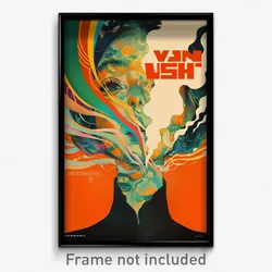Icelandic Movie Poster - Lavish Vein (Iceland Psychedelic Art Retro Film Print)