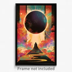 Brazilian Movie Poster - Worldly Pluto (Brazil Psychedelic Art Retro Film Print)