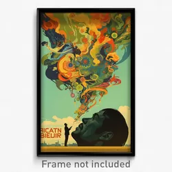 Spanish Movie Poster - Impeccable Heap (Spain Psychedelic Art Retro Film Print)