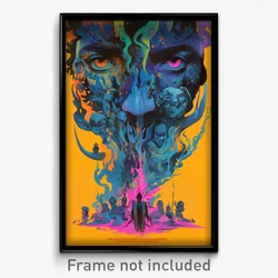Greek Movie Poster - Unnatural Post (Greece Psychedelic Art Retro Film Print)