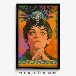 Greek Movie Poster - Boy Feeling Impatient, Flashy Feather Earrings (Art Print)