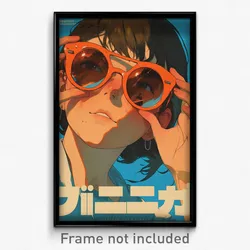 Japanese Movie Poster - Girl Feeling Self Understanding, Ancient Orange Goggles