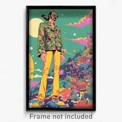 Icelandic Movie Poster - Man Feeling Self Confident, Famous Leggings (Art Print)