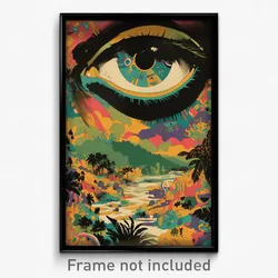 Brazilian Movie Poster - Distorted Lodge (Brazil Retro Film Art Print)