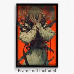 Art Poster - Boy Feeling Humiliation Wearing Majestic Straitjacket (Print)